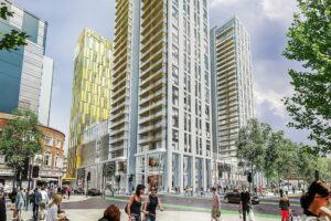 Woking town centre regeneration Sir Robert McAlpine residential apartments